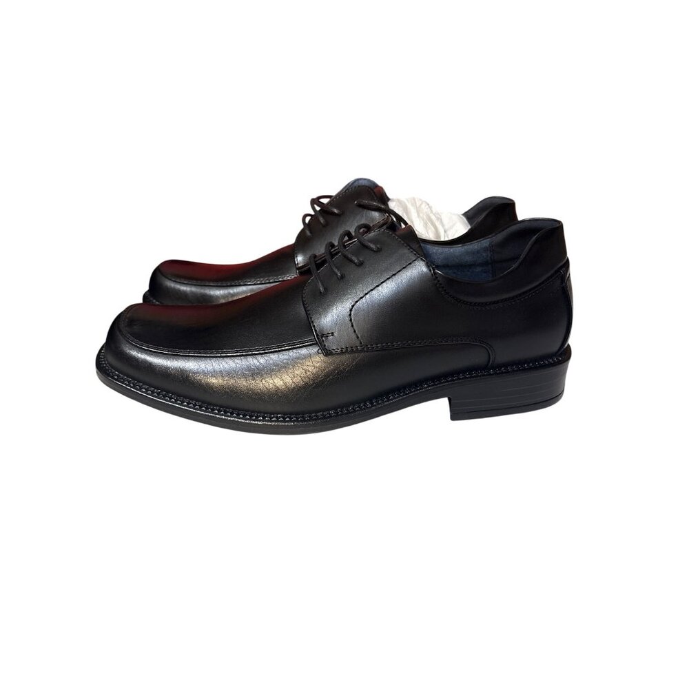 Bruno Marc Heaxzeet Mens Black Oxford Dress Shoes US 8.5 EUR 41.5 Rubber Sole Ma